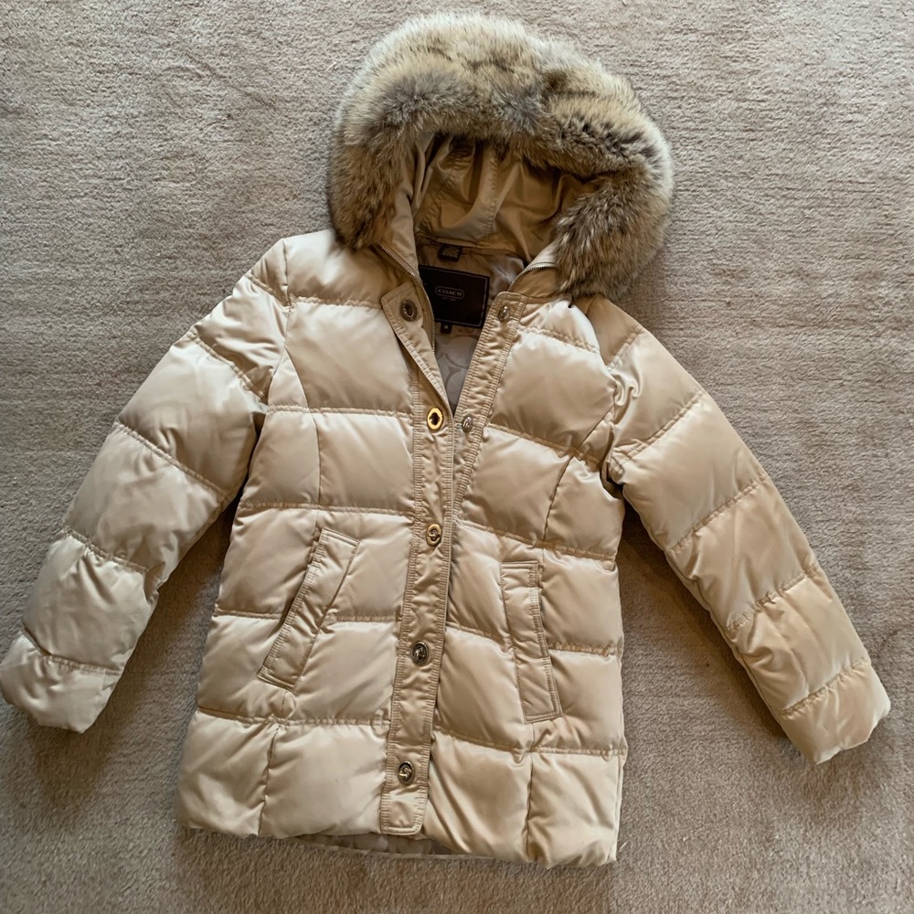 Coach puffy jacket